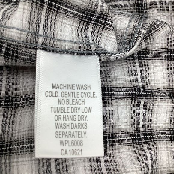 Panhandle Rough Stock Mens Long Sleeve Pearl Snap Shirt Size XL - Picture 7 of 7